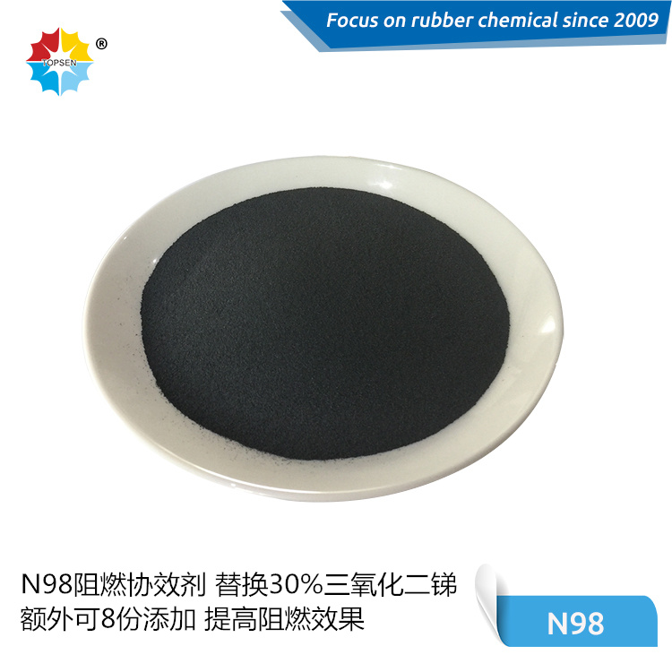 The effect of N98 flame retardant synergist on PVC cable material